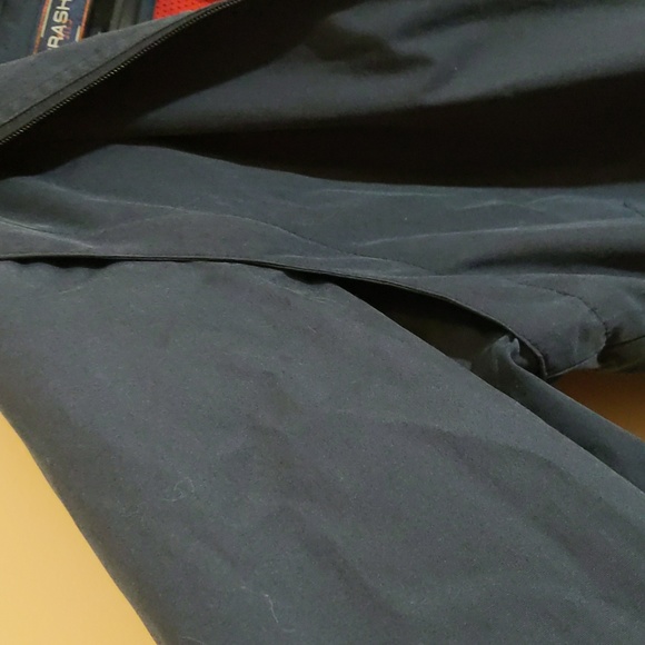 Crash| Blue and Red Long Sleeve Utility Jacket With Removable Sleeves - Picture 4 of 15